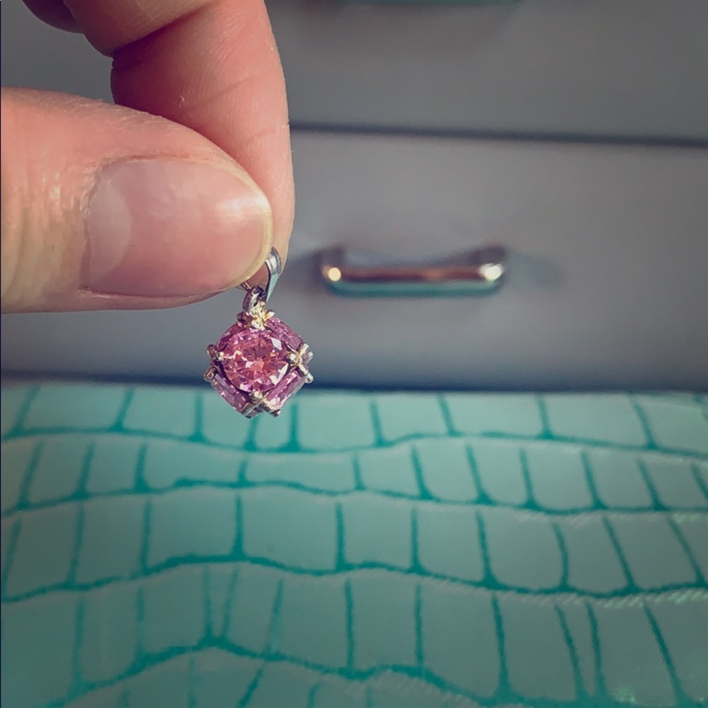 Beautiful pink gemstone pendant